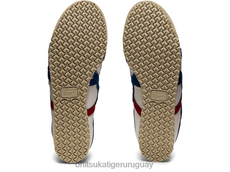 Onitsuka Tiger México 66 sin cordones unisexo J06BX361 blanco/tricolor zapatos