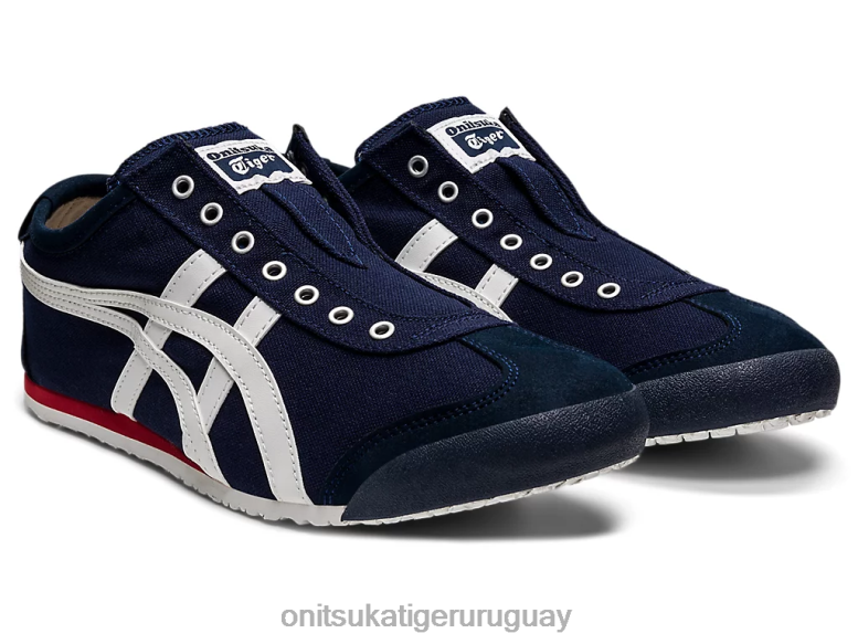 Onitsuka Tiger México 66 sin cordones unisexo J06BX362 azul marino/blanco roto zapatos