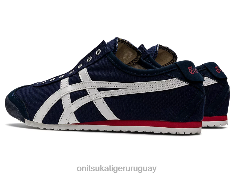 Onitsuka Tiger México 66 sin cordones unisexo J06BX362 azul marino/blanco roto zapatos