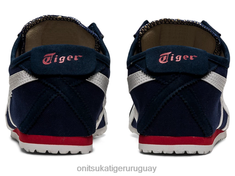 Onitsuka Tiger México 66 sin cordones unisexo J06BX362 azul marino/blanco roto zapatos
