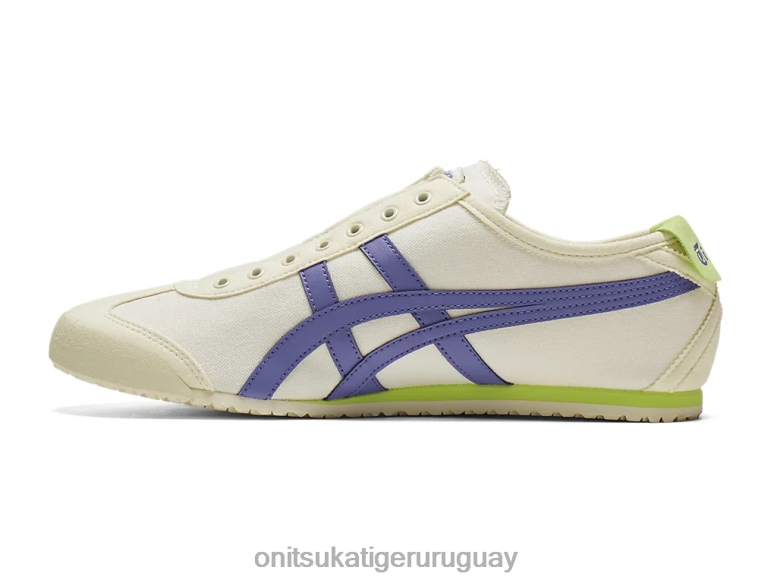 Onitsuka Tiger México 66 sin cordones unisexo J06BX44 crema/azul ultramarino zapatos