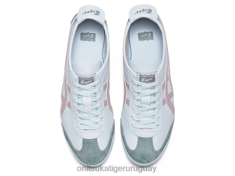 Onitsuka Tiger México 66 unisexo J06BX123 azul aireado/rosa de cuenca zapatos