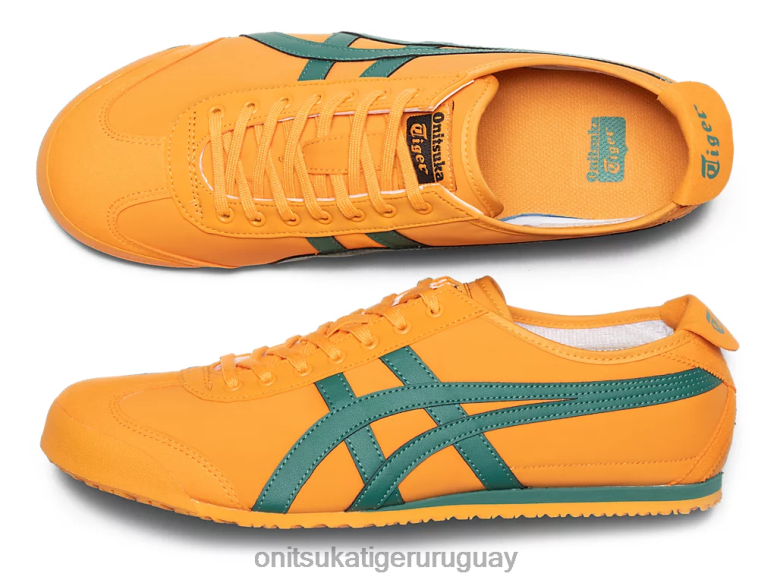 Onitsuka Tiger México 66 unisexo J06BX128 cítricos/musgo comestible zapatos