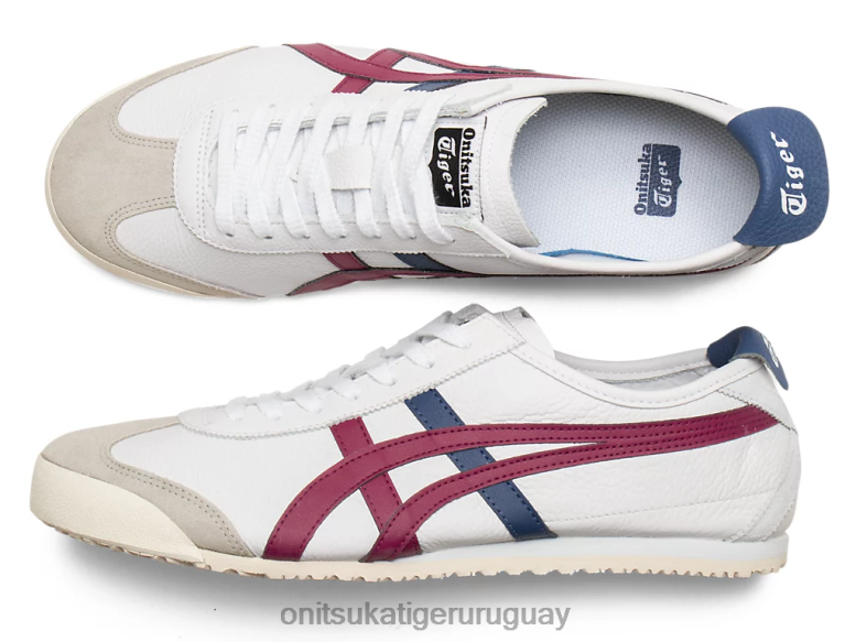 Onitsuka Tiger México 66 unisexo J06BX131 bayas blancas/secas zapatos