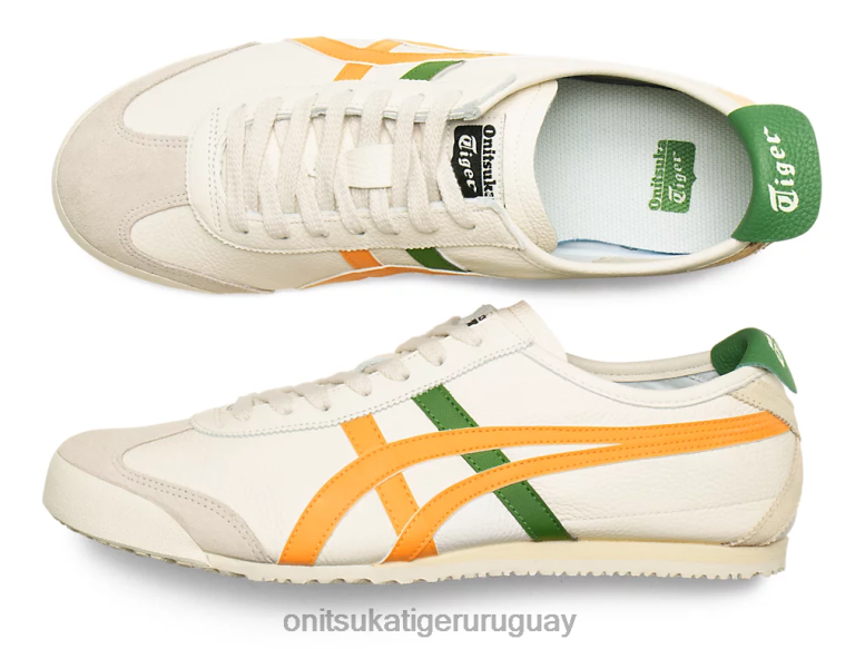 Onitsuka Tiger México 66 unisexo J06BX132 crema/cítricos zapatos