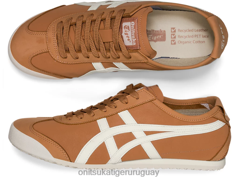 Onitsuka Tiger México 66 unisexo J06BX145 rojo arena/crema zapatos