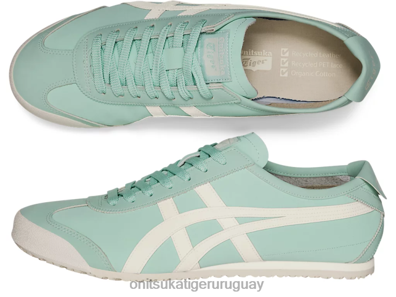 Onitsuka Tiger México 66 unisexo J06BX164 azul pálido/crema zapatos