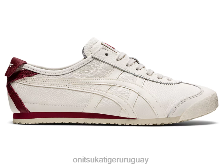 Onitsuka Tiger México 66 unisexo J06BX166 crema/jugo de remolacha zapatos