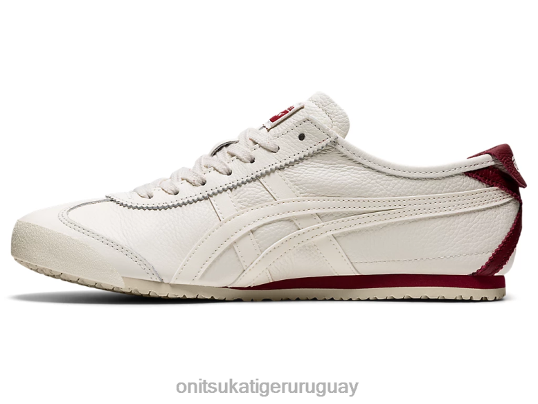 Onitsuka Tiger México 66 unisexo J06BX166 crema/jugo de remolacha zapatos