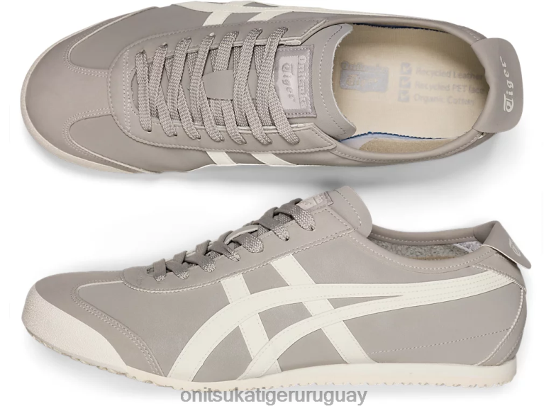 Onitsuka Tiger México 66 unisexo J06BX175 gris ostra/crema zapatos