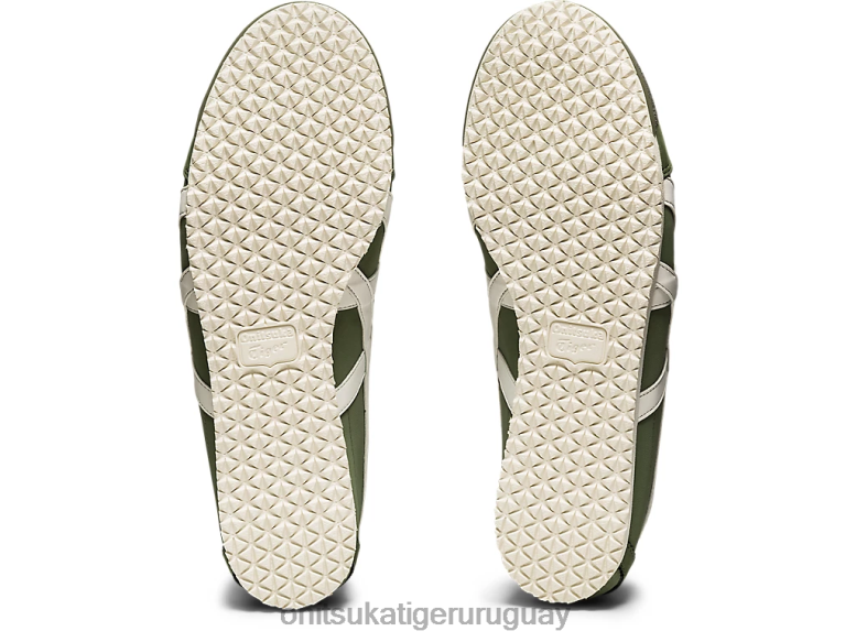 Onitsuka Tiger México 66 unisexo J06BX260 verde manto/crema zapatos
