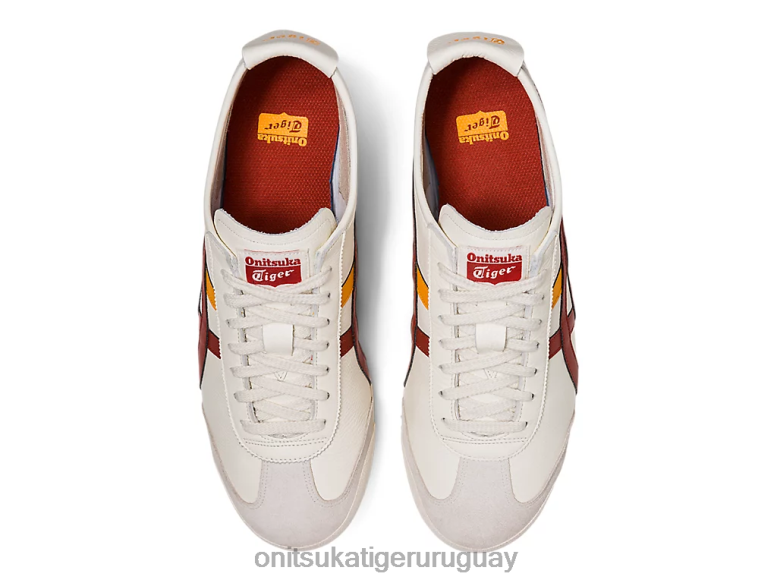 Onitsuka Tiger México 66 unisexo J06BX261 café con leche de crema/especias zapatos