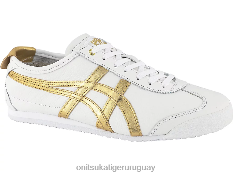 Onitsuka Tiger México 66 unisexo J06BX352 Oro blanco zapatos