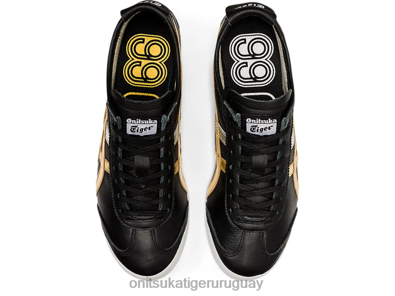 Onitsuka Tiger México 66 unisexo J06BX357 oro negro zapatos