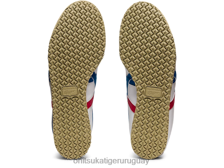Onitsuka Tiger México 66 unisexo J06BX365 blanco azul zapatos