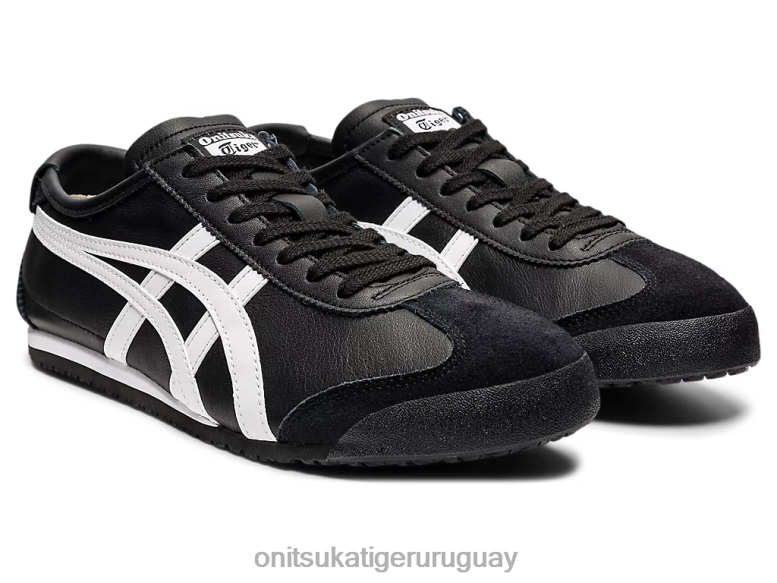 Onitsuka Tiger México 66 unisexo J06BX46 blanco negro zapatos