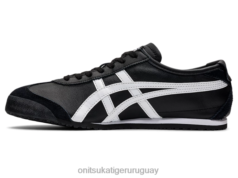 Onitsuka Tiger México 66 unisexo J06BX46 blanco negro zapatos