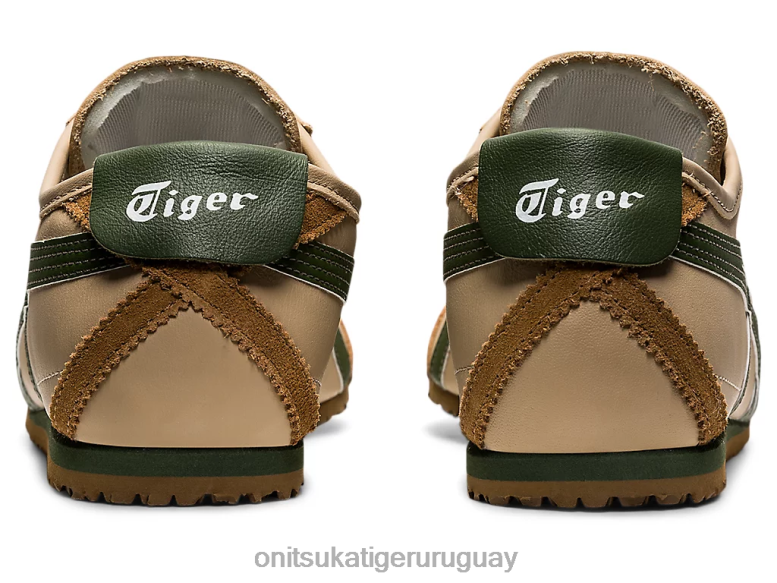 Onitsuka Tiger México 66 unisexo J06BX5 beige/verde hierba zapatos