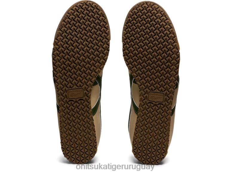 Onitsuka Tiger México 66 unisexo J06BX5 beige/verde hierba zapatos