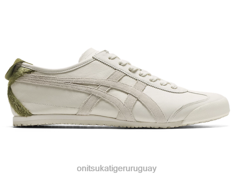 Onitsuka Tiger México 66 unisexo J06BX66 crema/verde bronce zapatos