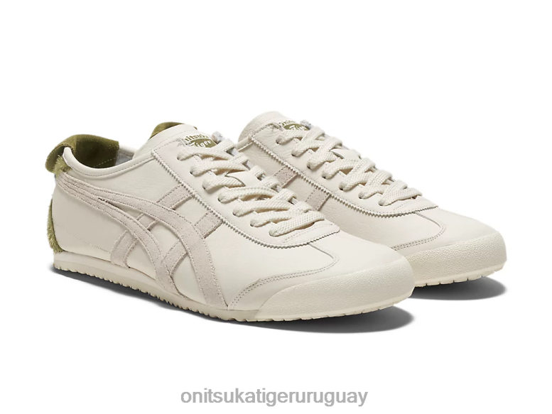 Onitsuka Tiger México 66 unisexo J06BX66 crema/verde bronce zapatos