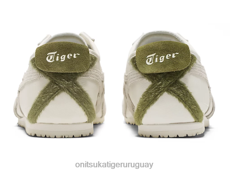 Onitsuka Tiger México 66 unisexo J06BX66 crema/verde bronce zapatos