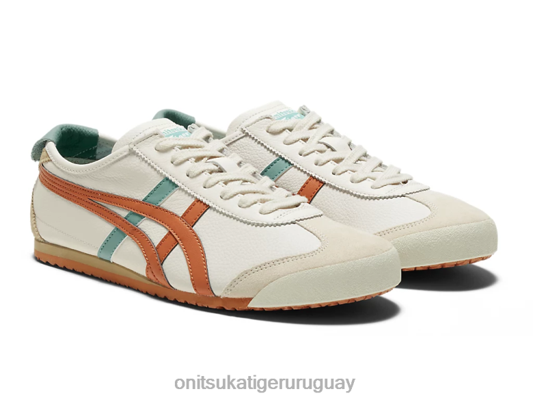 Onitsuka Tiger México 66 unisexo J06BX86 crema/naranja picante zapatos