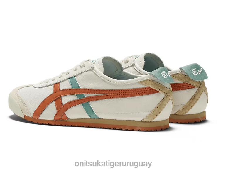 Onitsuka Tiger México 66 unisexo J06BX86 crema/naranja picante zapatos