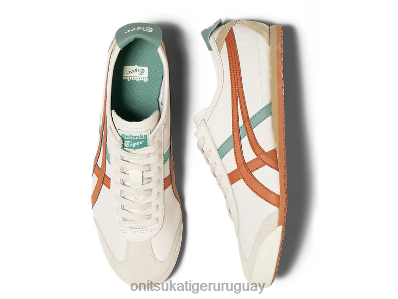 Onitsuka Tiger México 66 unisexo J06BX86 crema/naranja picante zapatos