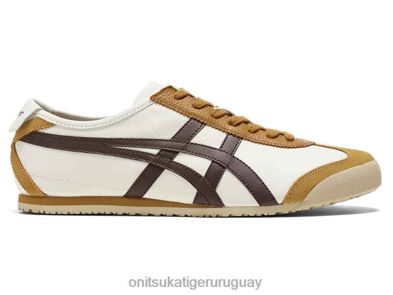 Onitsuka Tiger México 66 unisexo J06BX88 crema/marrón regaliz zapatos
