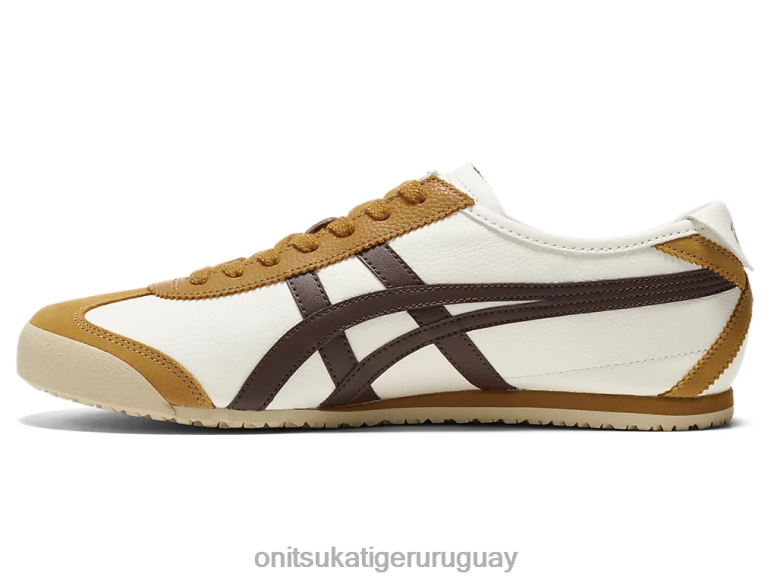 Onitsuka Tiger México 66 unisexo J06BX88 crema/marrón regaliz zapatos
