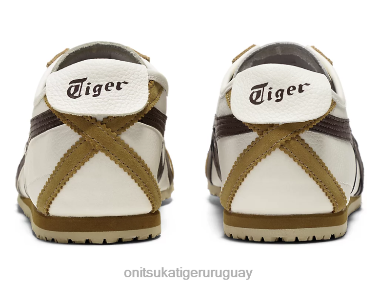 Onitsuka Tiger México 66 unisexo J06BX88 crema/marrón regaliz zapatos