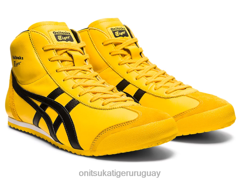 Onitsuka Tiger México medio corredor unisexo J06BX276 tai chi amarillo/negro zapatos