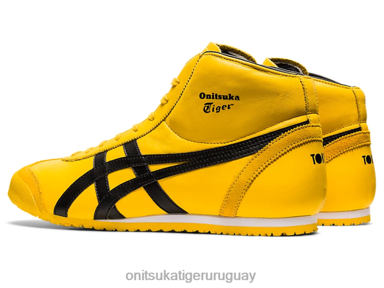 Onitsuka Tiger México medio corredor unisexo J06BX276 tai chi amarillo/negro zapatos