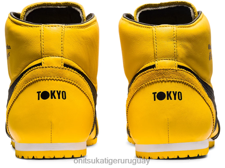 Onitsuka Tiger México medio corredor unisexo J06BX276 tai chi amarillo/negro zapatos