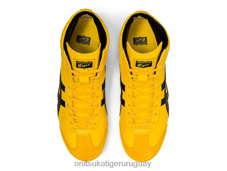 Onitsuka Tiger México medio corredor unisexo J06BX276 tai chi amarillo/negro zapatos