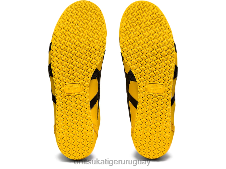 Onitsuka Tiger México medio corredor unisexo J06BX276 tai chi amarillo/negro zapatos