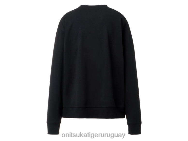 Onitsuka Tiger Top de manga larga unisexo J06BX475 negro ropa