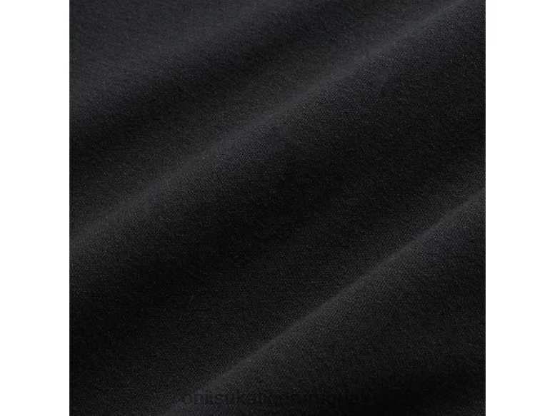 Onitsuka Tiger Top de manga larga unisexo J06BX475 negro ropa