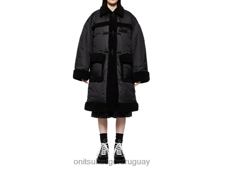 Onitsuka Tiger abrigo hombres J06BX422 negro ropa