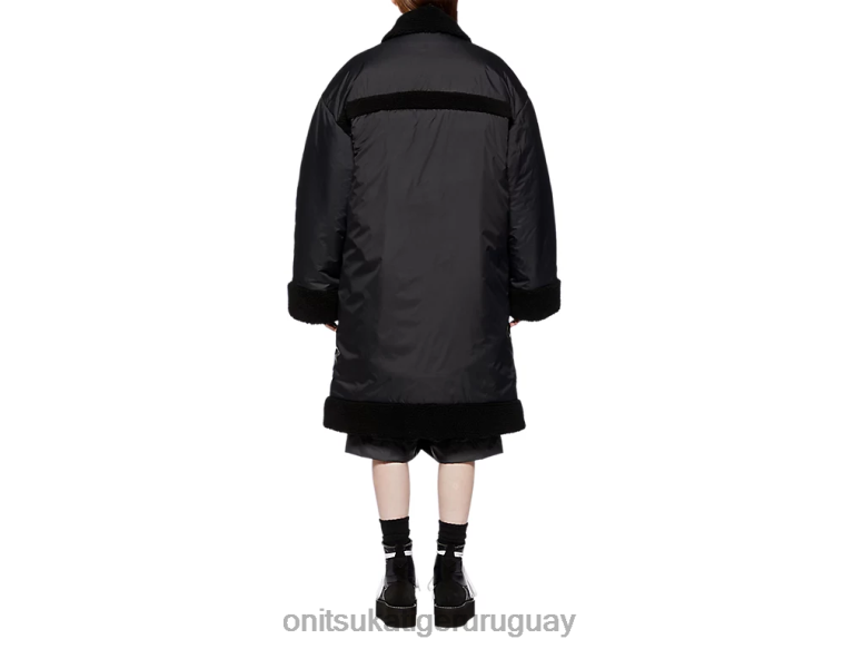 Onitsuka Tiger abrigo hombres J06BX422 negro ropa