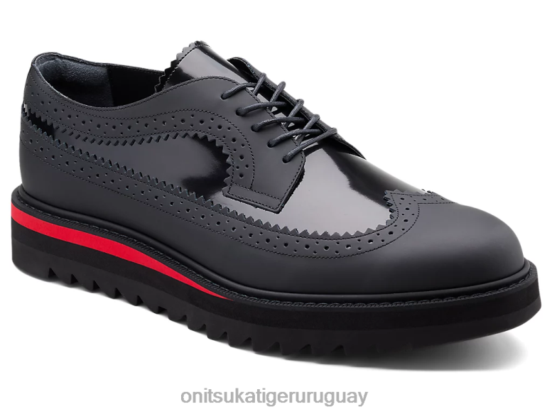 Onitsuka Tiger acento irlandés hombres J06BX371 negro/rojo clásico zapatos