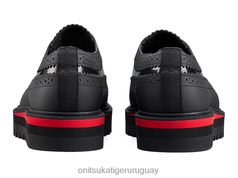 Onitsuka Tiger acento irlandés hombres J06BX371 negro/rojo clásico zapatos