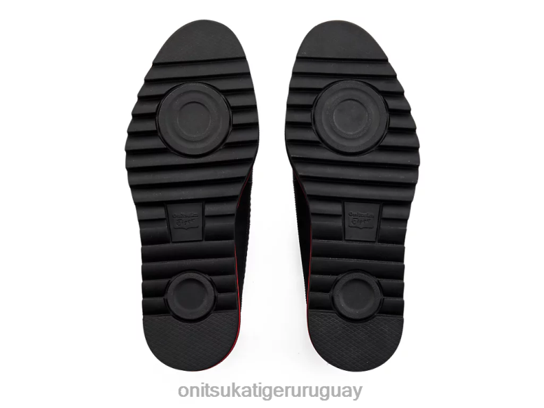 Onitsuka Tiger acento irlandés hombres J06BX371 negro/rojo clásico zapatos