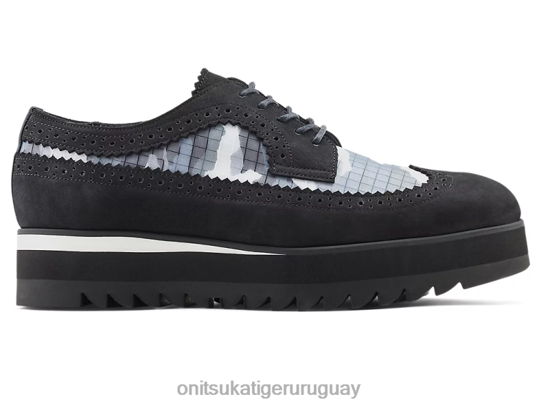Onitsuka Tiger acento irlandés mujer J06BX538 negro zapatos