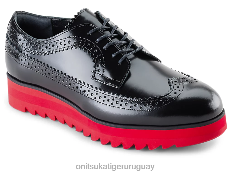 Onitsuka Tiger acento irlandés mujer J06BX539 negro/rojo clásico zapatos