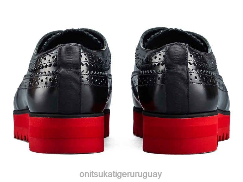 Onitsuka Tiger acento irlandés mujer J06BX539 negro/rojo clásico zapatos