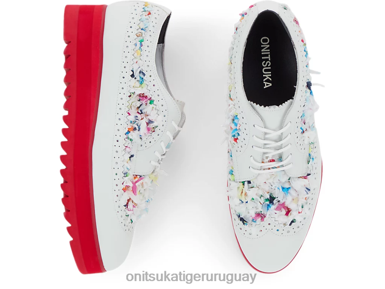 Onitsuka Tiger acento irlandés mujer J06BX543 blanco zapatos