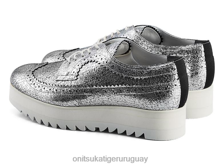 Onitsuka Tiger acento irlandés mujer J06BX566 plata zapatos