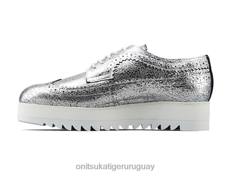 Onitsuka Tiger acento irlandés mujer J06BX566 plata zapatos
